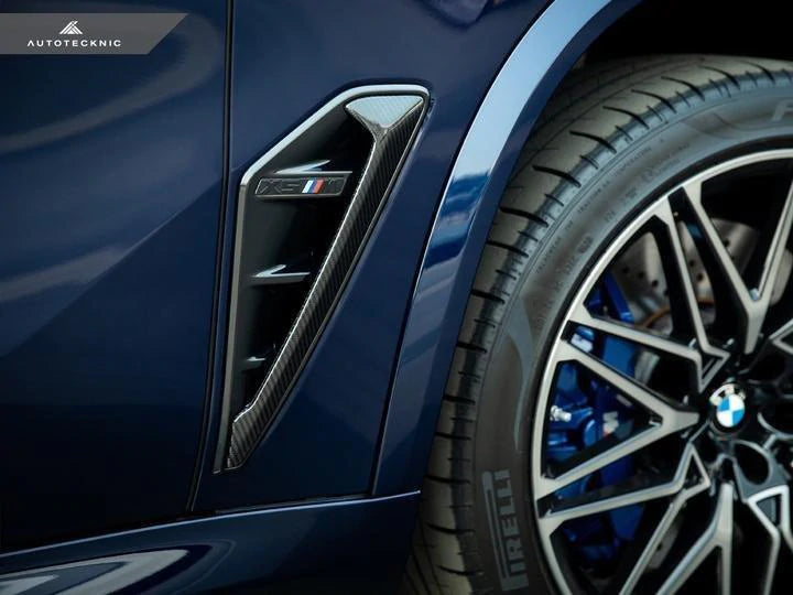 Autotecknic Dry Carbon Fibre Side Vent Set for BMW X5M (2020+, F95)