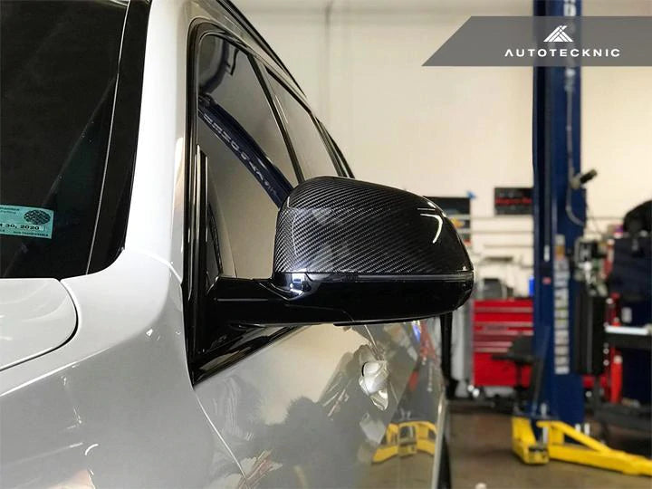 Autotecknic Dry Carbon Fibre Wing Mirror Covers for BMW X Series (2018+, G01 G05 G07)