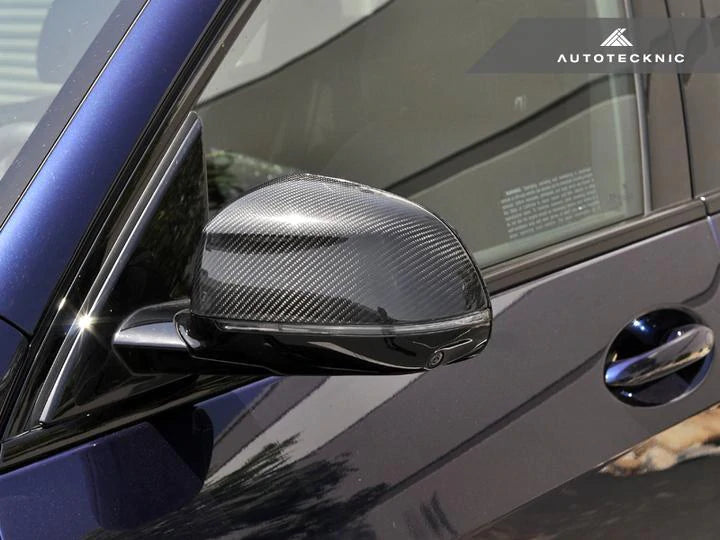 Autotecknic Dry Carbon Fibre Wing Mirror Covers for BMW X Series (2018+, G01 G05 G07)