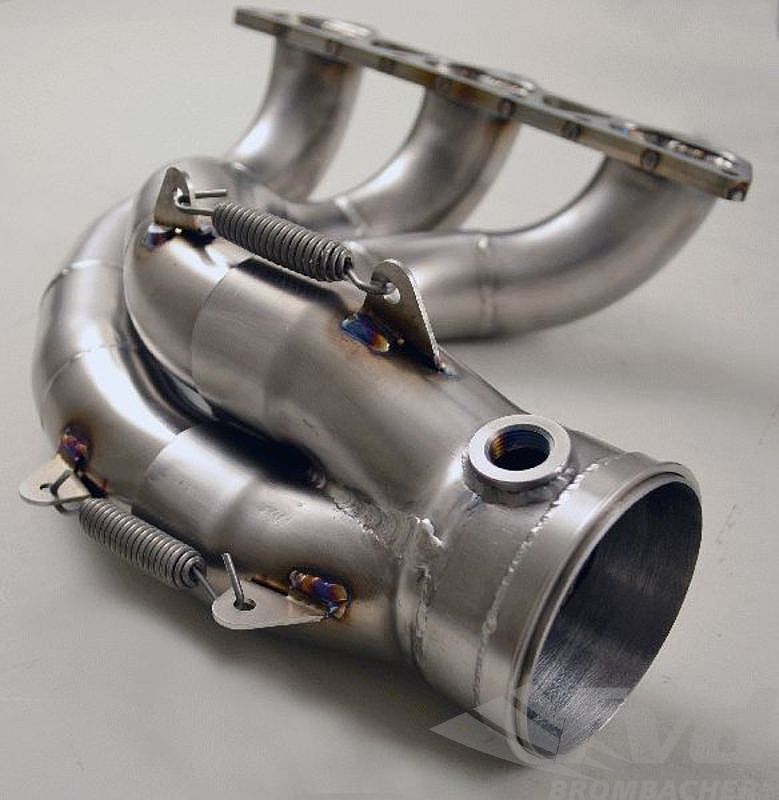 FVD Brombacher - Porsche 90 mm Sport Exhaust System - 997 GT3 4.0 "M&M" Cat Bypass, Stainless Steel, Tips 2x90mm - BES 997 000 60S401