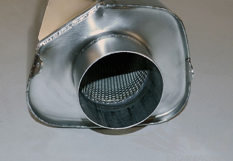 FVD Brombacher - Porsche 90 mm Sport Exhaust System - 997 GT3 4.0 "M&M" Cat Bypass, Stainless Steel, Tips 2x90mm - BES 997 000 60S401