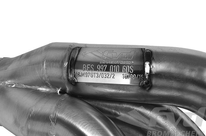 FVD Brombacher - Porsche Header Set 997.1 and 997.2 GT3 / RS - Catalytic Bypass - For OEM Exhaust - BES 997 010 60S
