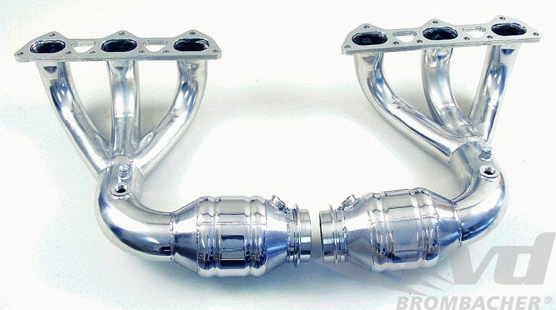 FVD Brombacher - Porsche Header Set 997.1 and 997.2 GT3 / RS - 200 Cell HD Catalytics - For OEM Exhaust - BES 997 012 60S1HD