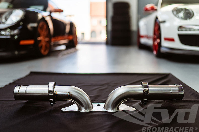 FVD Brombacher - Porsche Center Muffler Bypass 997 GT3/RS "Brombacher " Stainless Steel, without Tips - BES 997 040 60S