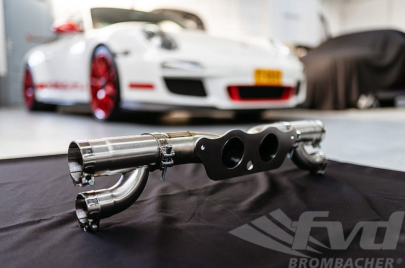 FVD Brombacher - Porsche Center Muffler Bypass 997 GT3/RS "Brombacher " Stainless Steel, without Tips - BES 997 040 60S