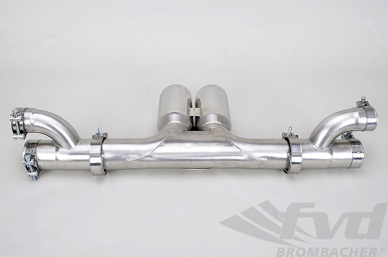 FVD Brombacher - Porsche Center Muffler Bypass 997 GT3/RS "Brombacher " Stainless Steel, with 3.5" (90mm) tips - BES 997 040 60SR90
