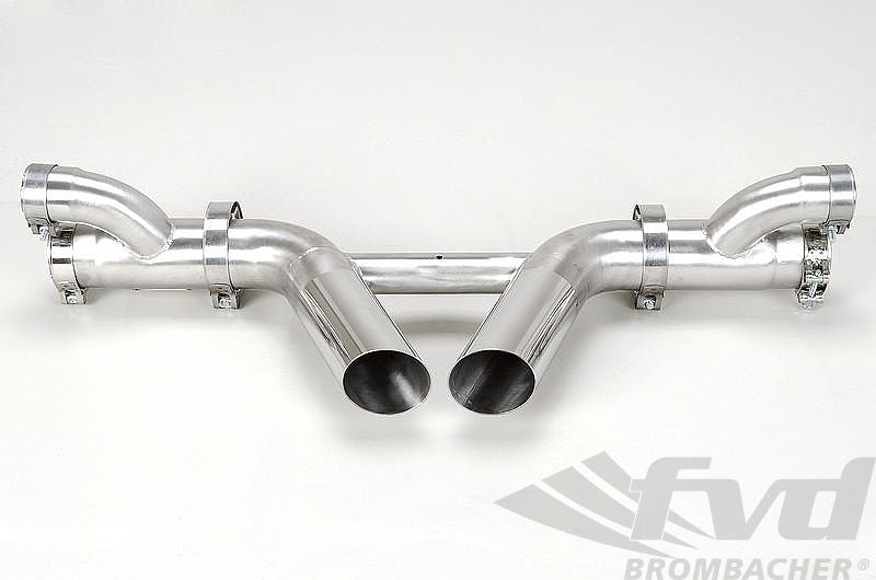 FVD Brombacher - Porsche Center Muffler Bypass 997 GT3/RS - RSR Style Tips - BES 997 060 60SR