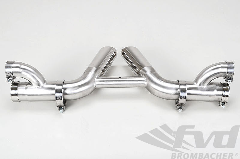FVD Brombacher - Porsche Center Muffler Bypass 997 GT3/RS - RSR Style Tips - BES 997 060 60SR