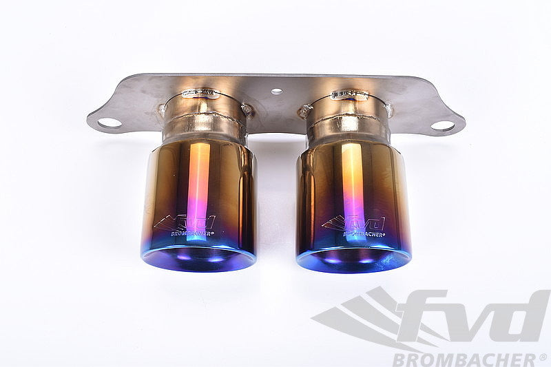 FVD Brombacher - Porsche 997 GT3 Dual Tips (2x 85mm) Titanium - BES 997 060 60T