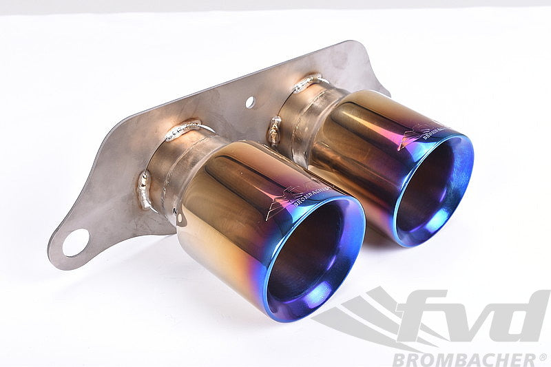 FVD Brombacher - Porsche 997 GT3 Dual Tips (2x 85mm) Titanium - BES 997 060 60T
