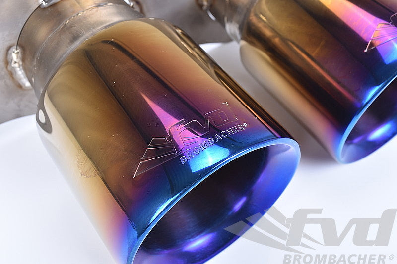 FVD Brombacher - Porsche 997 GT3 Dual Tips (2x 85mm) Titanium - BES 997 060 60T