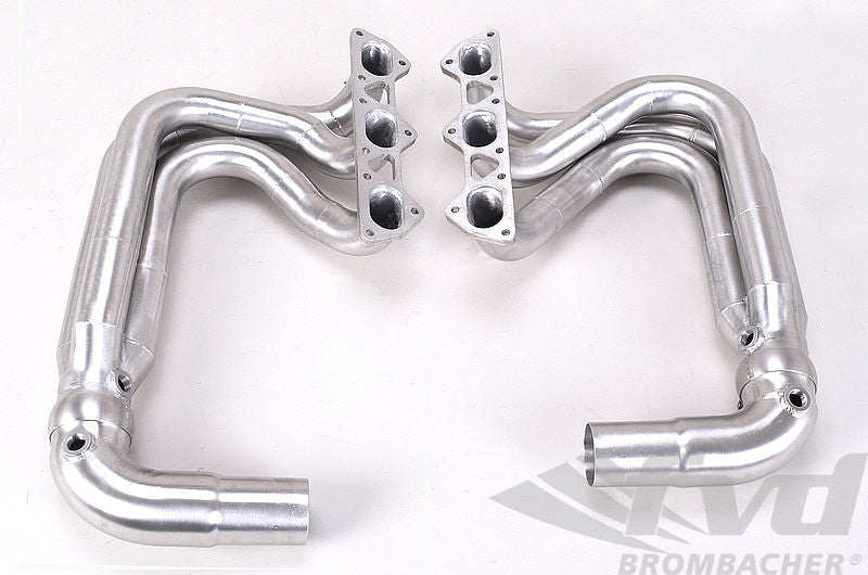 FVD Brombacher - Porsche Header System 997.1 GT3 / 997.1 GT3 RS - Side Muffler Bypass / Plugs into Center Muffler - BES 997 090 60S1