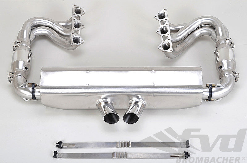 FVD Brombacher - Porsche Exhaust System 997.2 GT3/RS "Brombacher" - Cat Bypass + RSR style tips - BES 997 090 60SRS