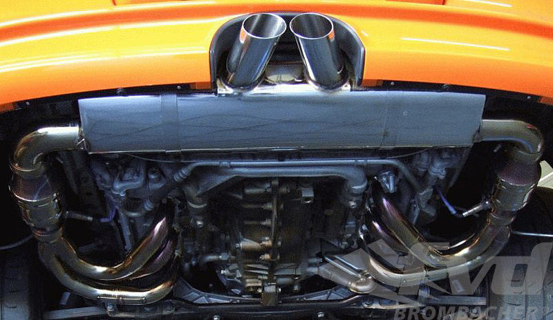 FVD Brombacher - Porsche Exhaust System 997.2 GT3/RS "Brombacher" - Cat Bypass + RSR style tips - BES 997 090 60SRS