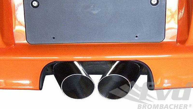 FVD Brombacher - Porsche Exhaust System 997.2 GT3/RS "Brombacher" - Cat Bypass + RSR style tips - BES 997 090 60SRS