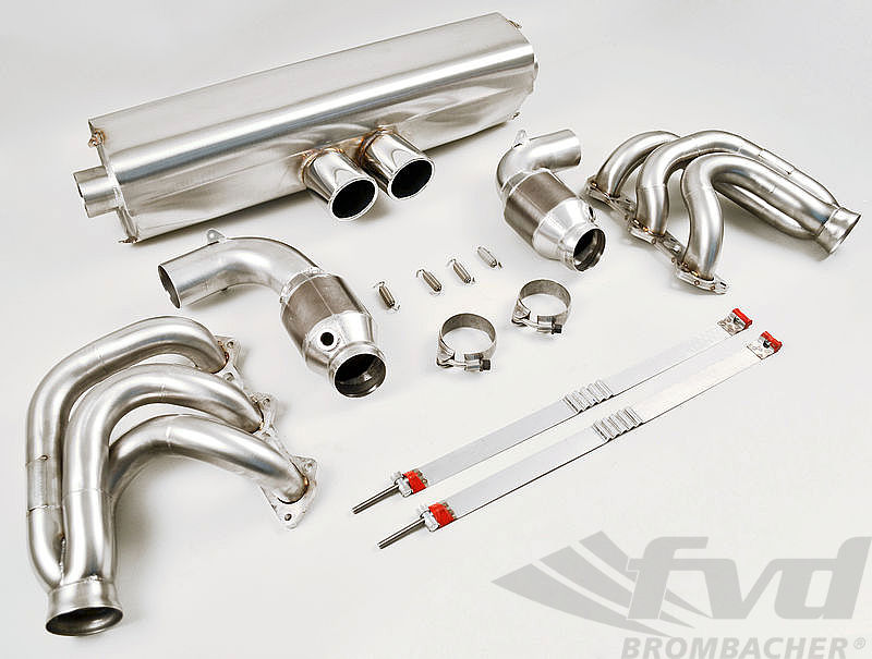 FVD Brombacher - Porsche Exhaust System 997.1 GT3/RS "Brombacher" incl. 90 mm tips - BES 997 092 60S90
