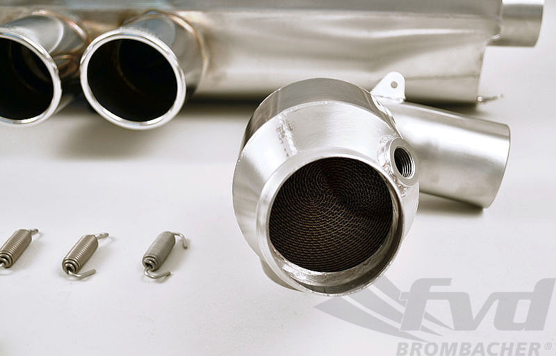 FVD Brombacher - Porsche Exhaust System 997.1 GT3/RS "Brombacher" incl. 90 mm tips - BES 997 092 60S90