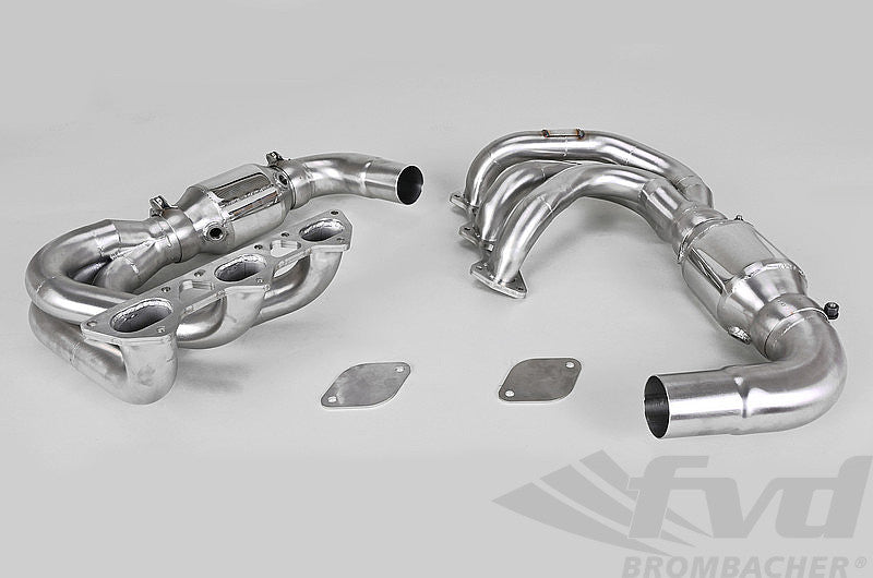 FVD Brombacher - Porsche Exhaust System 997.1 GT3 / RS & 997.2 GT3 / RS - Brombacher Edition - With 200 Cell HD Cats - BES 997 092 60SHD