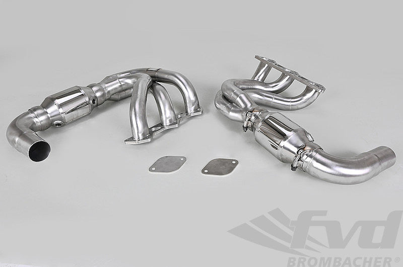 FVD Brombacher - Porsche Exhaust System 997.1 GT3 / RS & 997.2 GT3 / RS - Brombacher Edition - With 200 Cell HD Cats - BES 997 092 60SHD