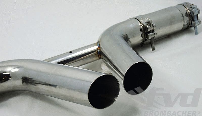 FVD Brombacher - Porsche Exhaust System 997 GT3/RS "Brombacher" Super Sound incl. RSR style tips 200 CPSI - BES 997 092 60SR