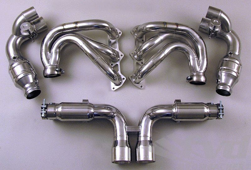 FVD Brombacher - Porsche Exhaust System with valves 997 GT3/RS "Brombacher" incl. 2x90mm endtips - BES 997 092 60SRO