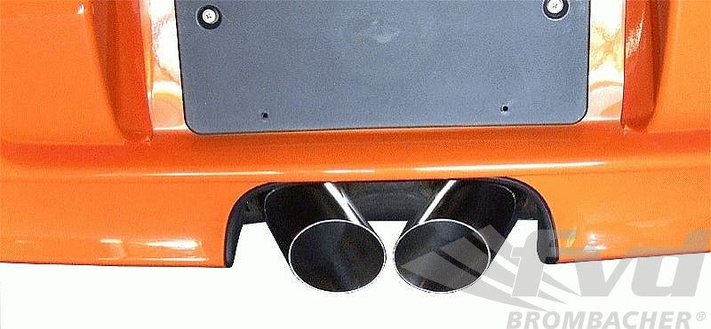 FVD Brombacher - Porsche Exhaust System 997.2 GT3/RS "Brombacher" - 200 Cell Cats + RSR style tips - BES 997 092 60SRS