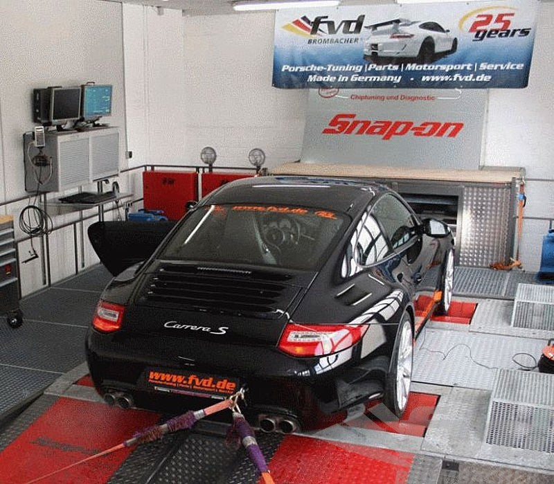 FVD Brombacher - Porsche Exhaust System 997 GT3 "Brombacher" (Sound Version) 200 Cell Sport Cats, Dual 2x90mm Center Exit - BES 997 152 60S