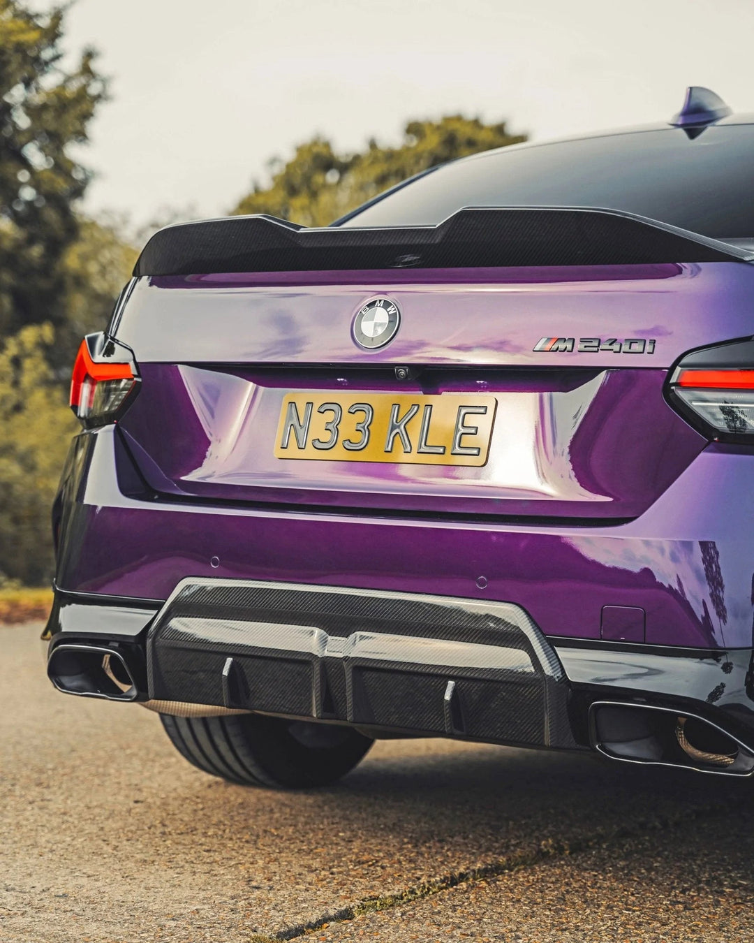 TRE - TRE Pre-preg BMW 2 SERIES 220I & M240I G42 PRE-PREG CARBON FIBRE REAR DIFFUSER BY TRE (2021+)