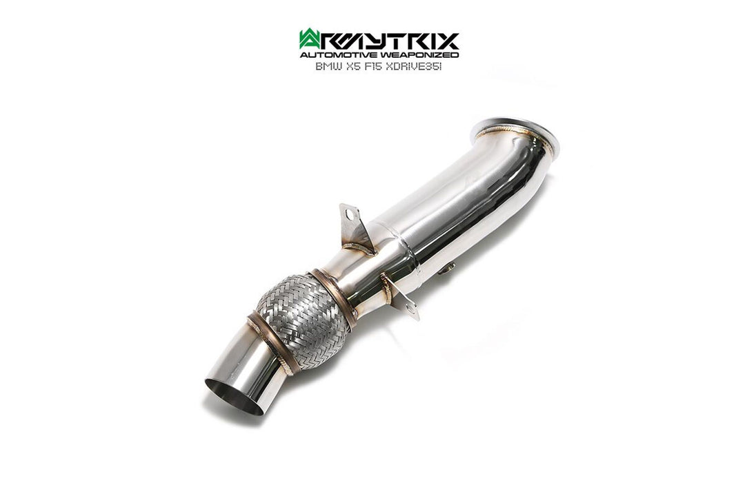 Armytrix - BMW X5 F15 35I - Ceramic Coated Downpipe Stainless Steel  - BMFX3-DDC