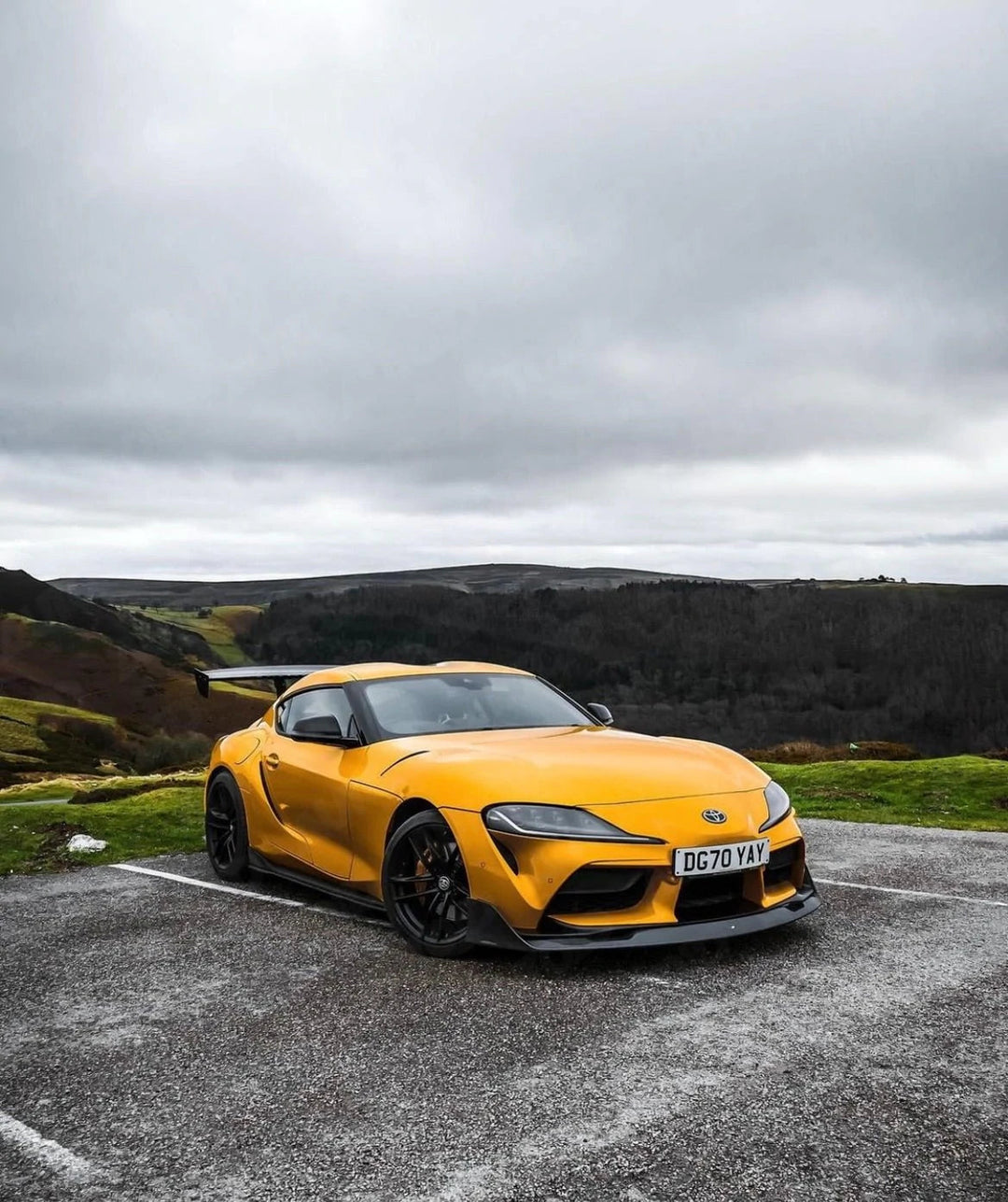 PSR Parts - Carbon Fibre Competition Front  Splitter for Toyota Supra (2019+, J29)