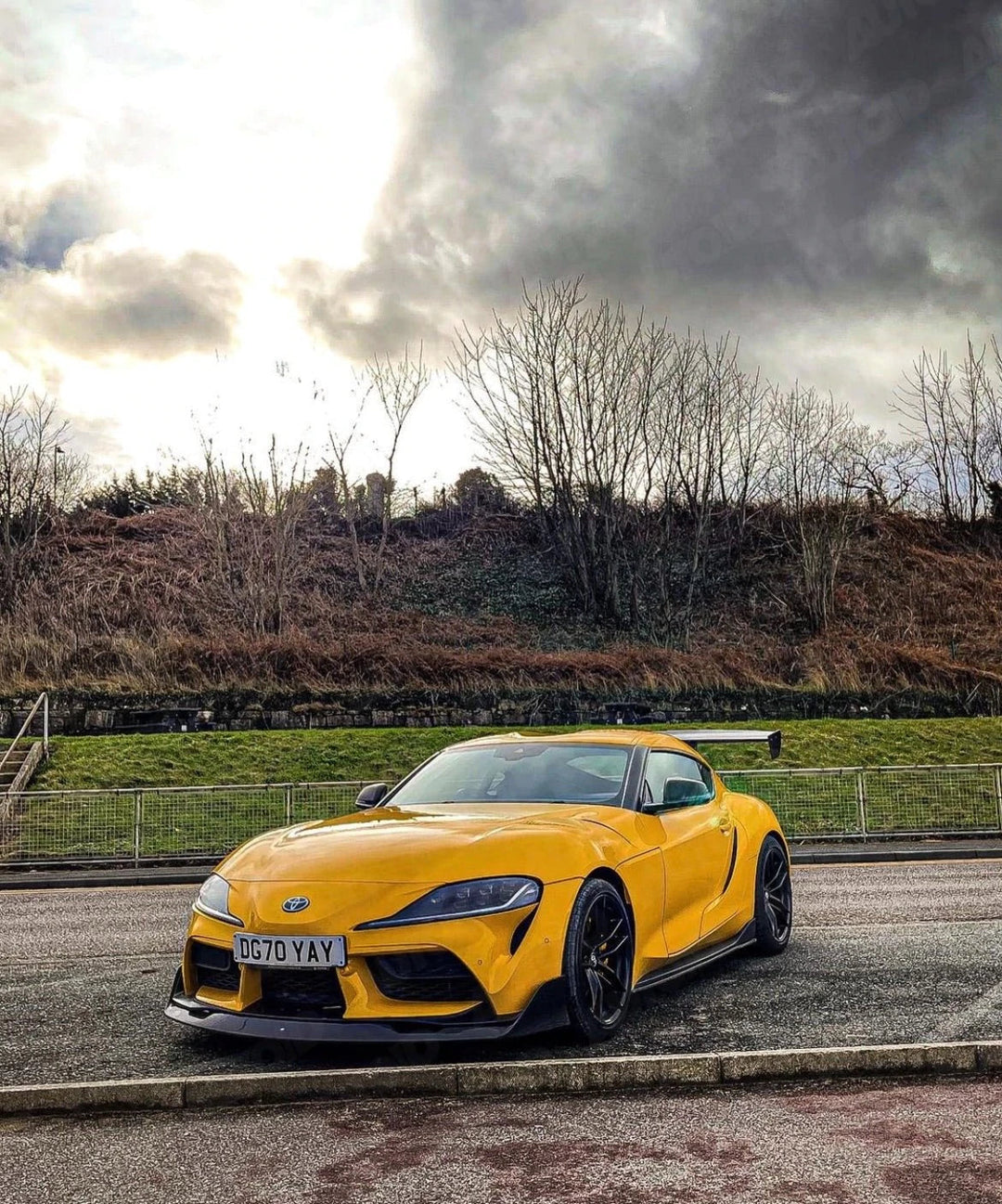 PSR Parts - Carbon Fibre Competition Front  Splitter for Toyota Supra (2019+, J29)