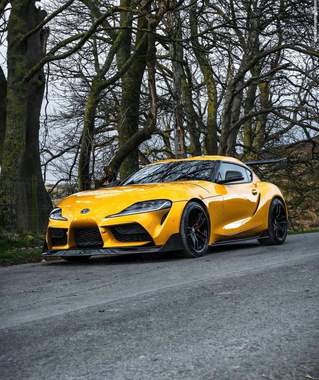 PSR Parts - Carbon Fibre Competition Front  Splitter for Toyota Supra (2019+, J29)