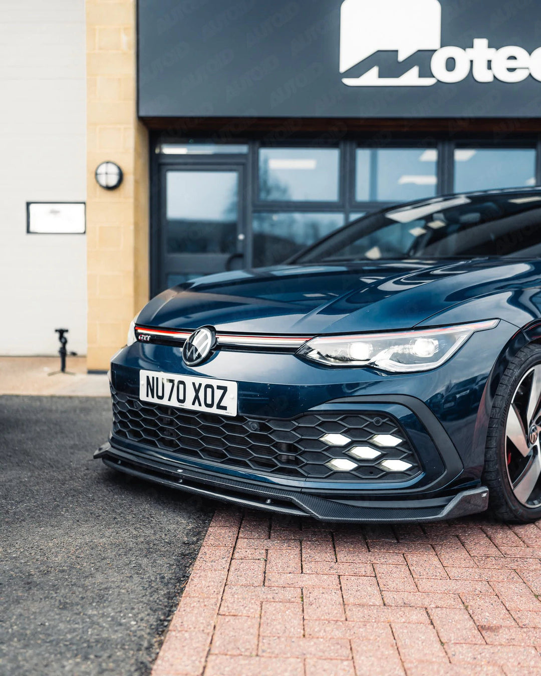 PSR Parts - Carbon Fibre Performance Front Splitter for VW Golf R Line & GTI (2019+, Mk 8)