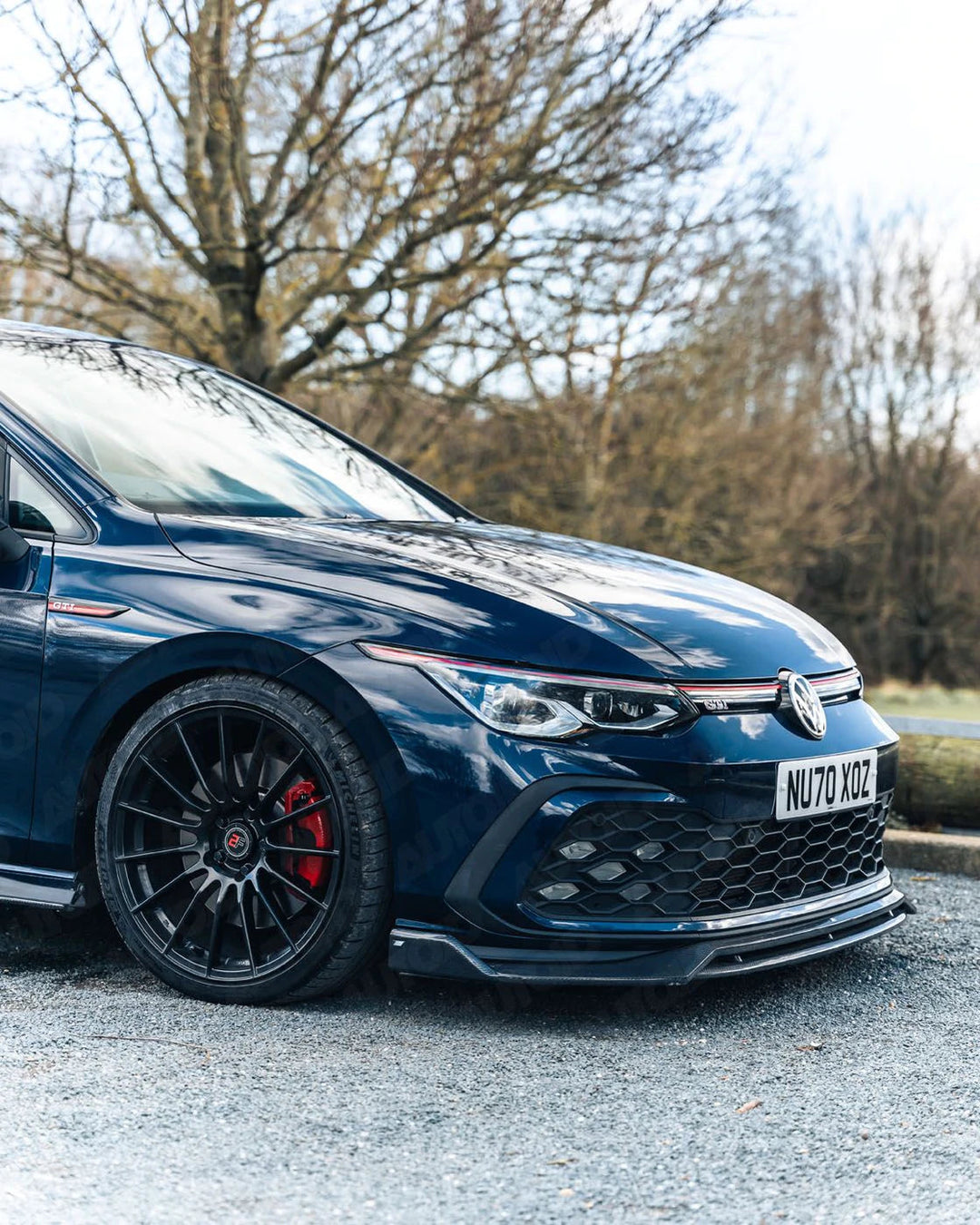 PSR Parts - Carbon Fibre Performance Front Splitter for VW Golf R Line & GTI (2019+, Mk 8)