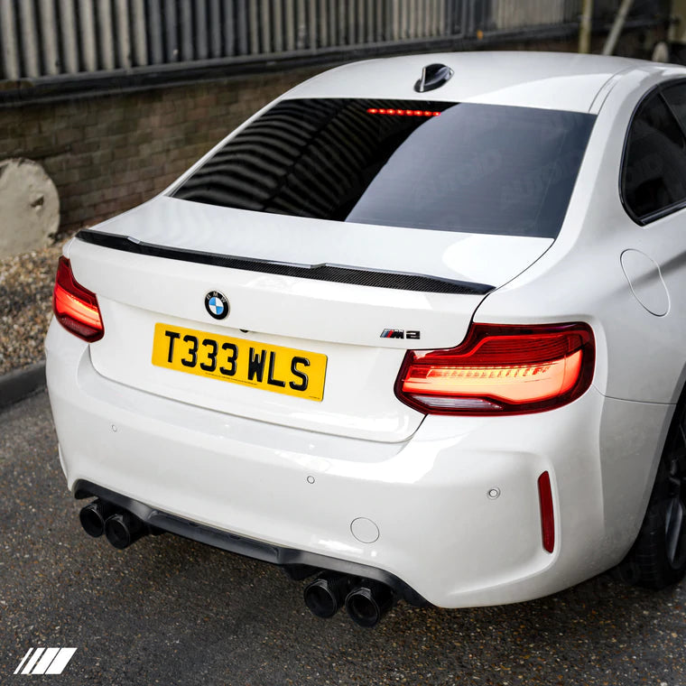 PSR Parts - Carbon Fibre CS Rear Spoiler for BMW 2 Series & M2 (2014-2021, F22 F87)