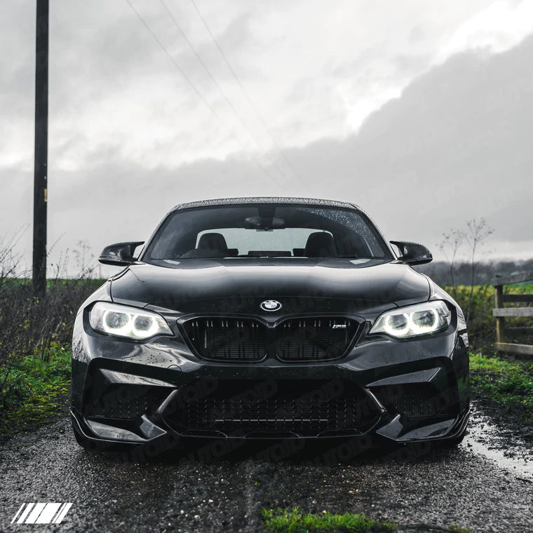 PSR Parts - Carbon Fibre Performance Front Splitter Blades for BMW M2 (2015-2018, F87)