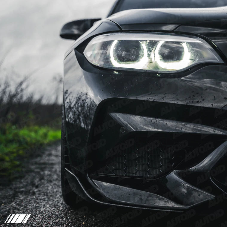 PSR Parts - Carbon Fibre Performance Front Splitter Blades for BMW M2 (2015-2018, F87)