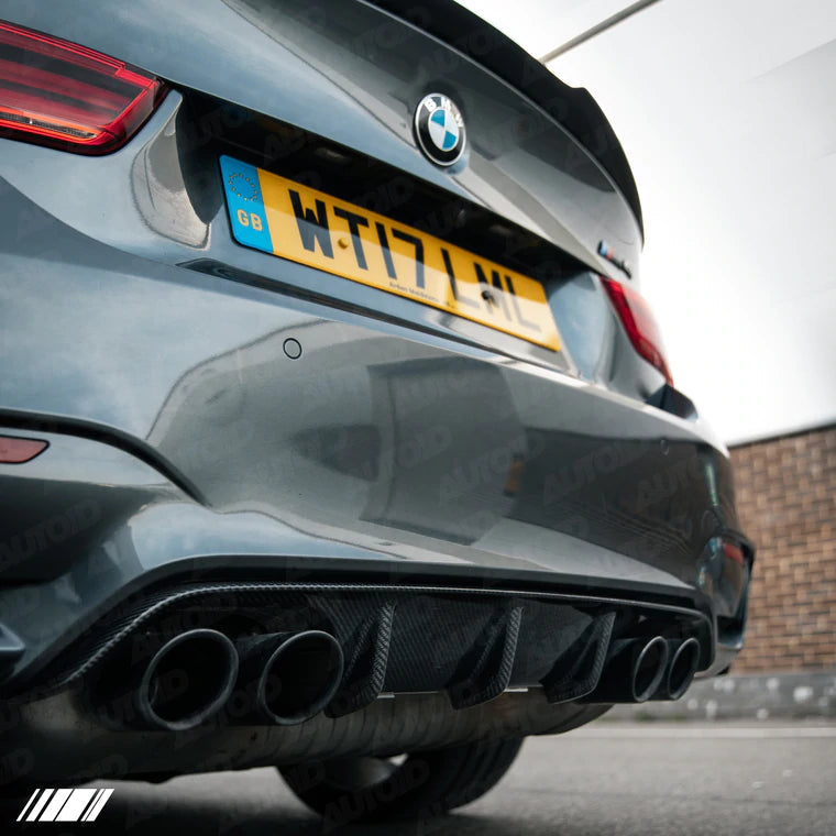 PSR Parts - Carbon Fibre Performance Rear Diffuser for BMW M3 & M4 (2014-2020)