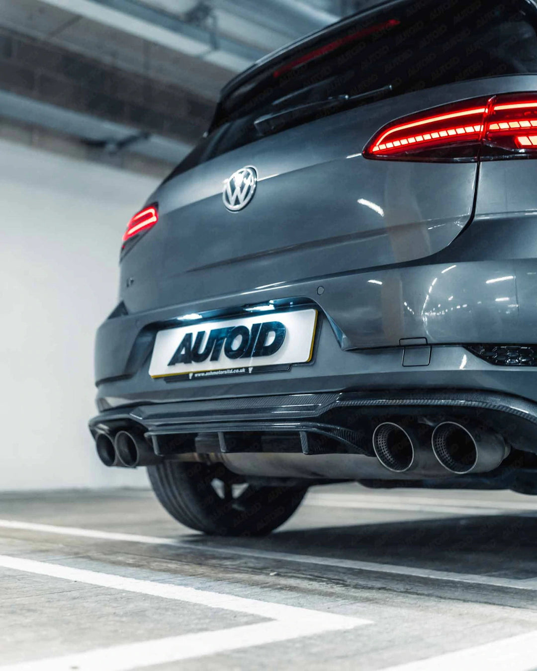 PSR Parts - Carbon Fibre Performance Rear Diffuser for VW Golf GTI & R (2017-2020, Mk 7.5)