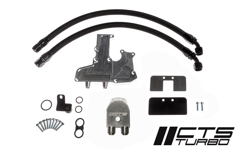 CTS Turbo - Audi B8.5 A4/A5 Catch Can Kit (Flex-Fuel with Aluminum Intake Manifold) - CTS-CC-B8.5-TFSI