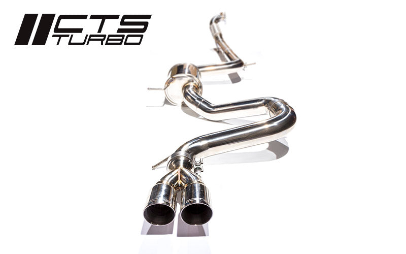 CTS Turbo - VW MK5 GTI 3" Turbo-back Exhaust High-Flow Cat - CTS-EXH-TB-0001-CAT