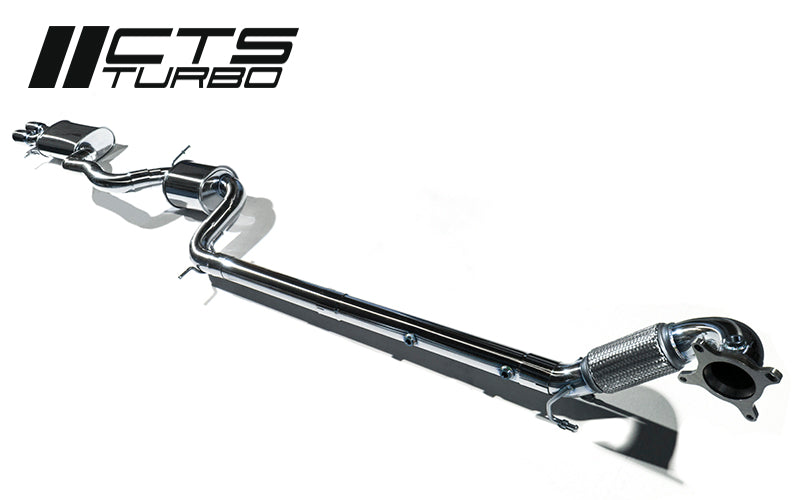 CTS Turbo - VW MK6 Jetta Gen3 1.8T/2.0T 3" Turbo-back Exhaust - CTS-EXH-TB-0006-3