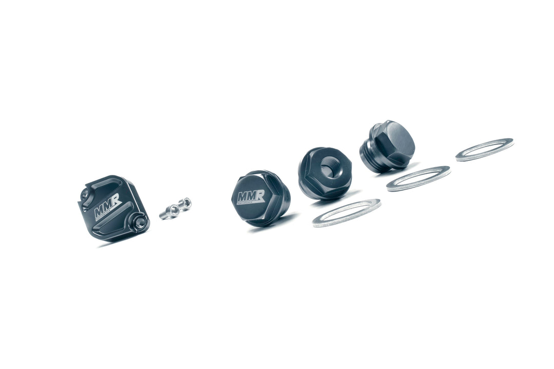 MMR  OIL THERMOSTAT LID AND CAPS (BLACK)