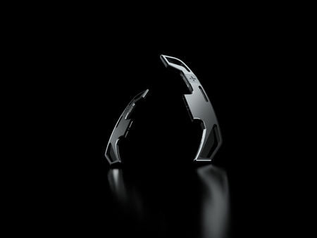 MMR  BILLET ALUMINIUM GEAR SHIFT PADDLE SET - E92 M3 Dark Antrachite