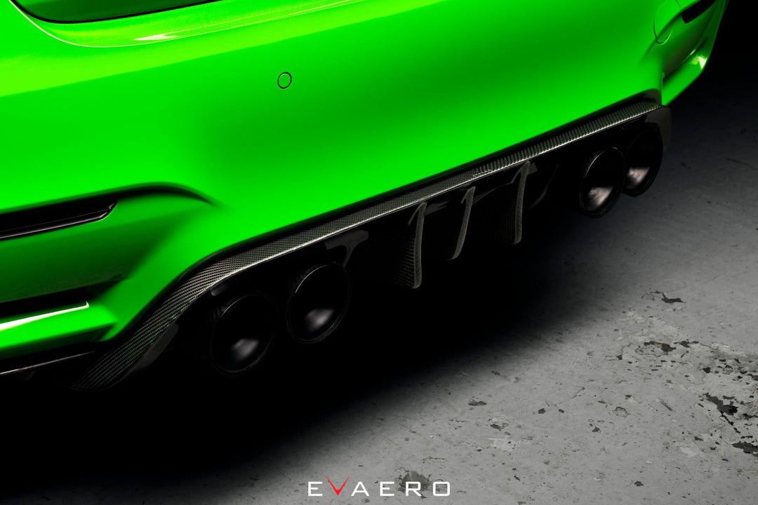 Evaero - BMW F80 M3 / F82 & F83 M4 Rear Carbon Diffuser with Winglets - EVA-F8XM-DIF