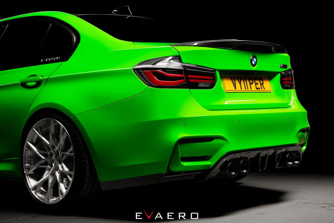Evaero - BMW F80 M3 / F82 & F83 M4 Rear Carbon Diffuser with Winglets - EVA-F8XM-DIF