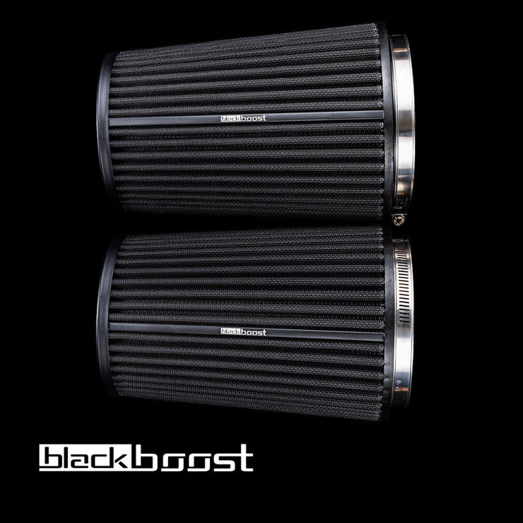 BlackBoost Twin Flow Air Filters Inlet diameter 110mm Set