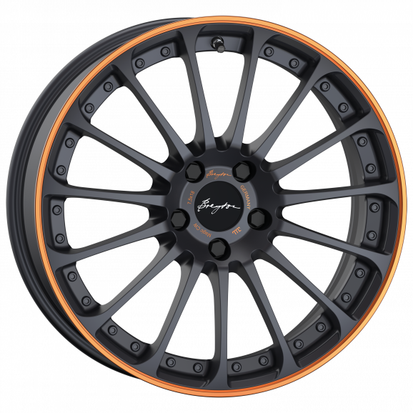 Breyton - Magic CW - Matt Grey with Orange Anodized Lip (MGOL)
