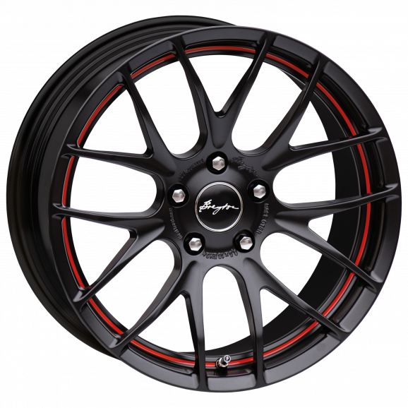 Breyton - Race GTS-R - Matt Black with Red Undercut Area (MB_R)
