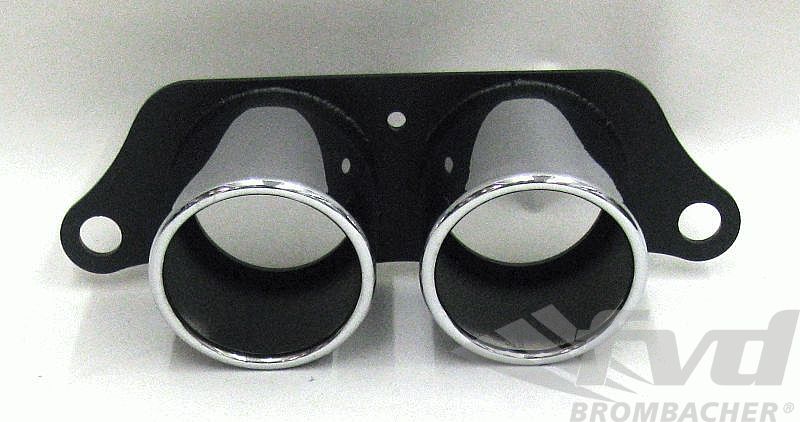 FVD Brombacher - Porsche Exhaust Tips 997.1 GT3 / RS - Motorsports - 2 x 100mm (4") - Polished Stainless - FVD 111 997 GT3
